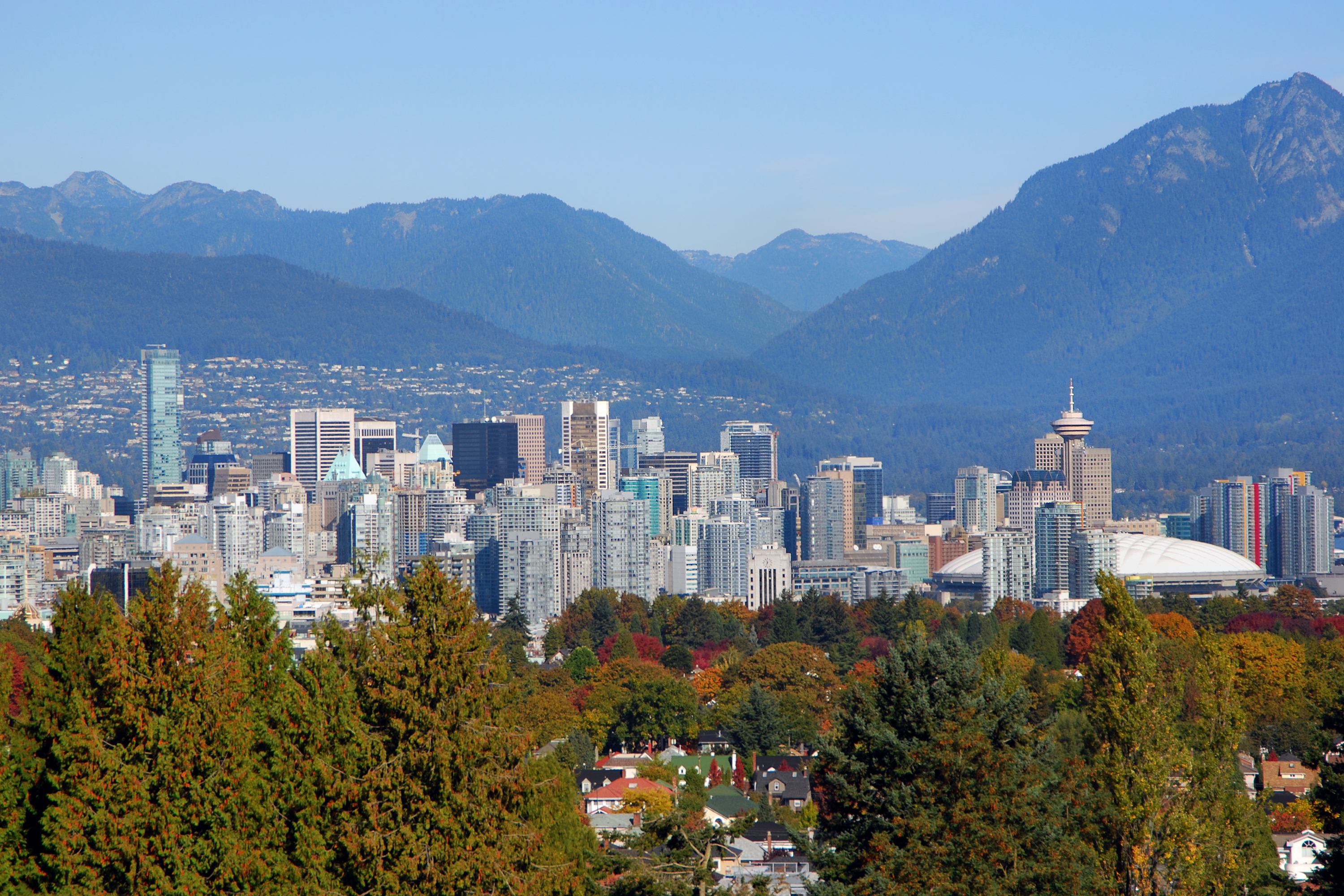 Autumn in Downtown Vancouver